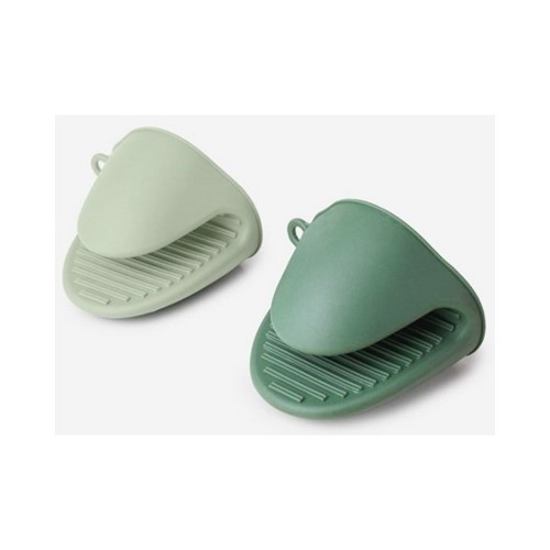 SET 2 MANOPLAS SILICONA IBILI VERDES